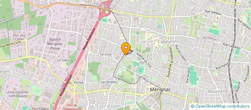 localisation de l'entreprise PENSEZ GRAND, ALLEZ LOIN  MERIGNAC