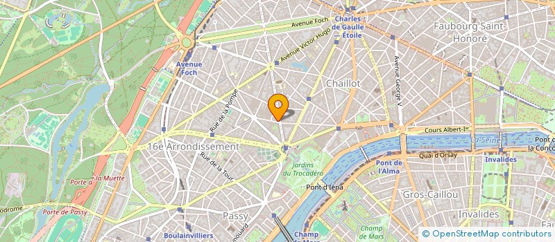 localisation de l'entreprise PENSIM  PARIS