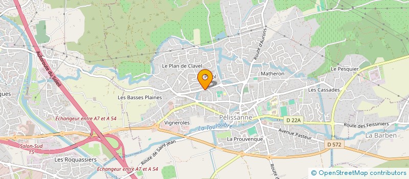localisation de l'entreprise PENSION CHEVAUX 13 PELISSANNE LOU PARADOU à PELISSANNE