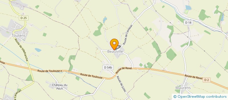 localisation de l'entreprise PENSION D'EN SIGOL  BEAUVILLE