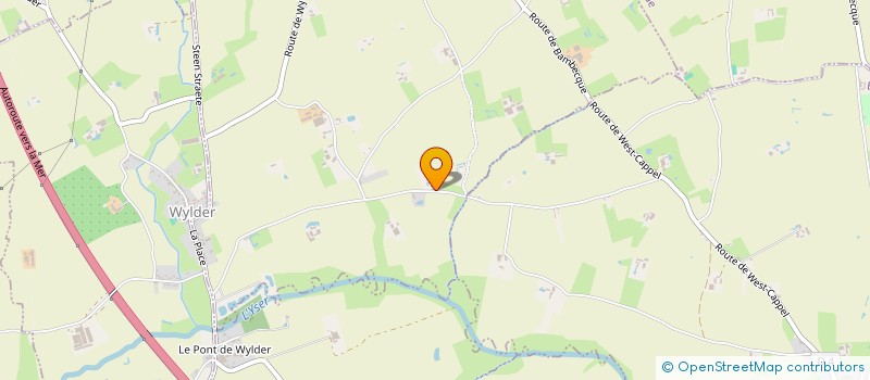 localisation de l'entreprise PENSION DE L'YSER  WEST-CAPPEL