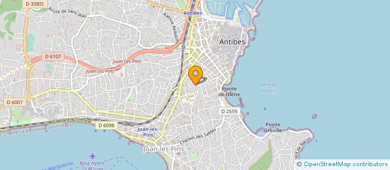 localisation de l'entreprise PENSION EL DJOLIBA à ANTIBES