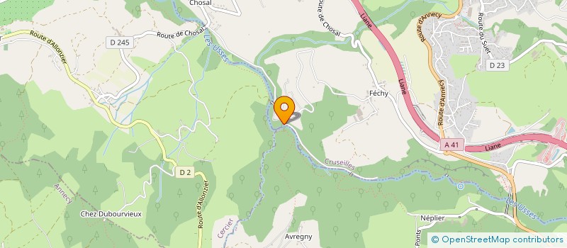 localisation de l'entreprise PENSION EQUESTRE DES GOTHS  CRUSEILLES