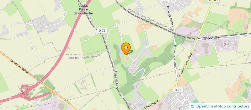 localisation de l'entreprise PENSION EQUESTRE DU BEAU SOLEIL  NOINTOT