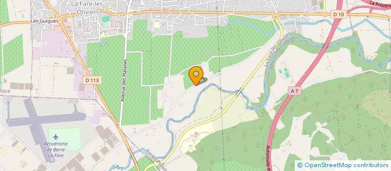 localisation de l'entreprise PENSION ET ELEVAGE CANIN LE MAJODO LA FARE LES OLIVIERS  LA FARE-LES-OLIVIERS