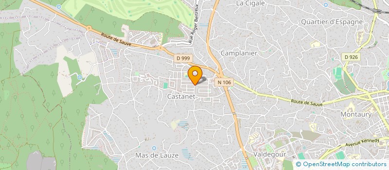 localisation de l'entreprise PENSION FAMILLE VILLEVERTE LES SORBIERS à NIMES