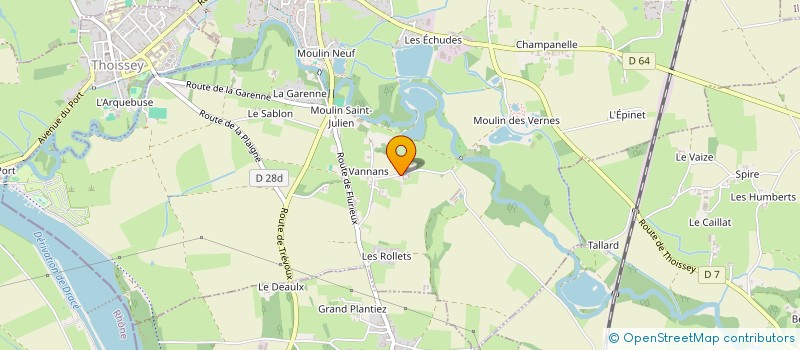 localisation de l'entreprise PENSION LA PAUBERTHILAINE à SAINT-DIDIER-SUR-CHALARONNE