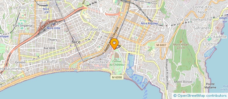 localisation de l'entreprise PENSION PARADOU  NICE