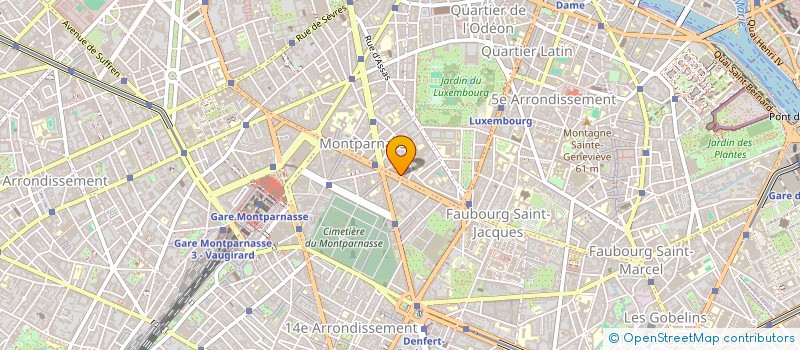 localisation de l'entreprise PENSION ROBIN à PARIS