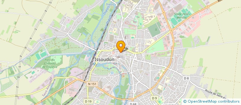 localisation de l'entreprise PENSIONNAT JEANNE D ARC à ISSOUDUN
