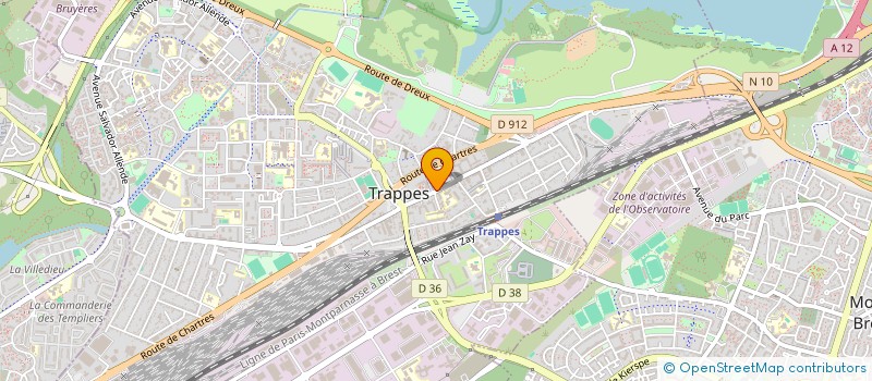 localisation de l'entreprise PENSIONNAT SAINTE MARIE à TRAPPES