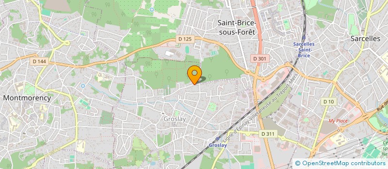 localisation de l'entreprise PENTA  GROSLAY