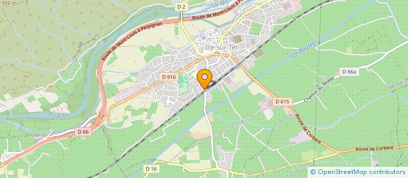 localisation de l'entreprise PENTA GAMES 66  ILLE-SUR-TET