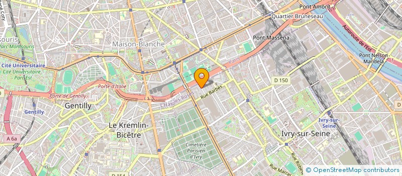 localisation de l'entreprise PENTA PARIS EST  IVRY-SUR-SEINE