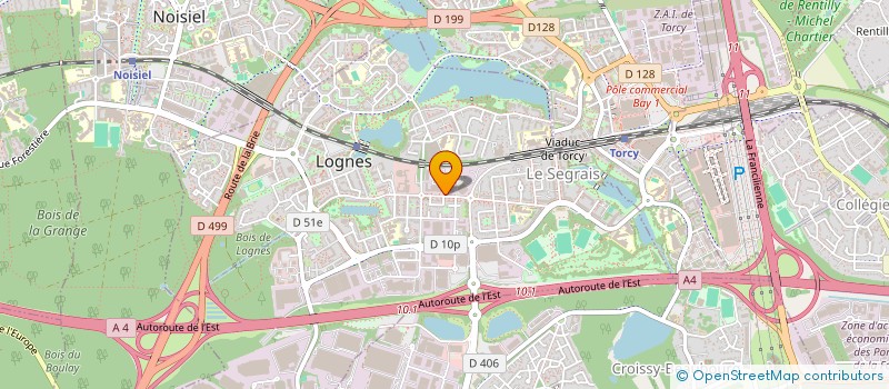 localisation de l'entreprise PENTA PARIS SAS à LOGNES