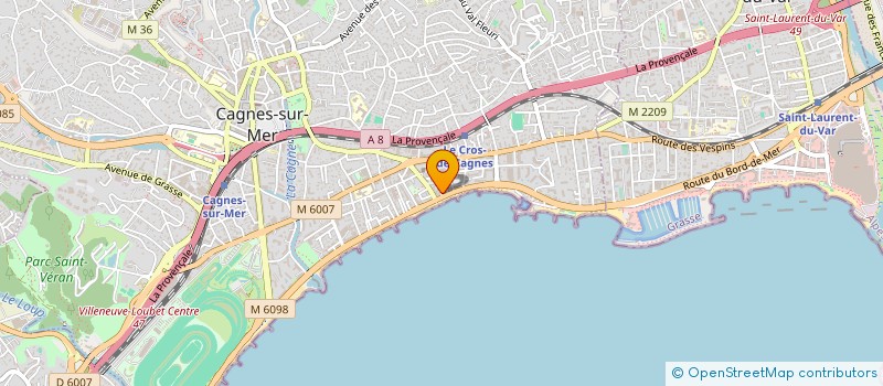 localisation de l'entreprise PENTA TRADING à CAGNES-SUR-MER