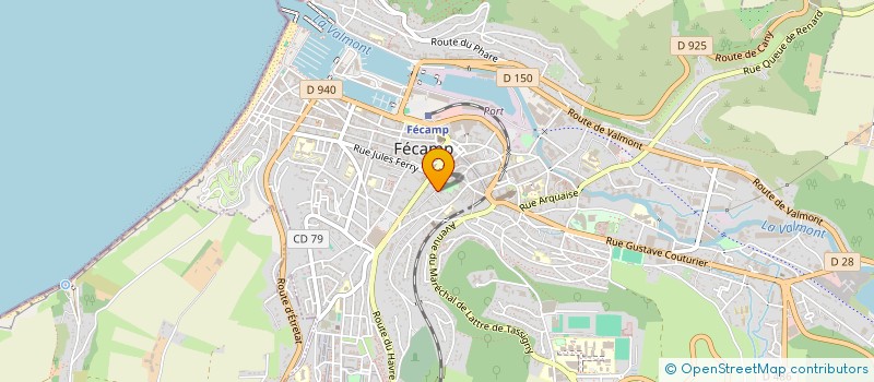 localisation de l'entreprise PENTACLE  FECAMP