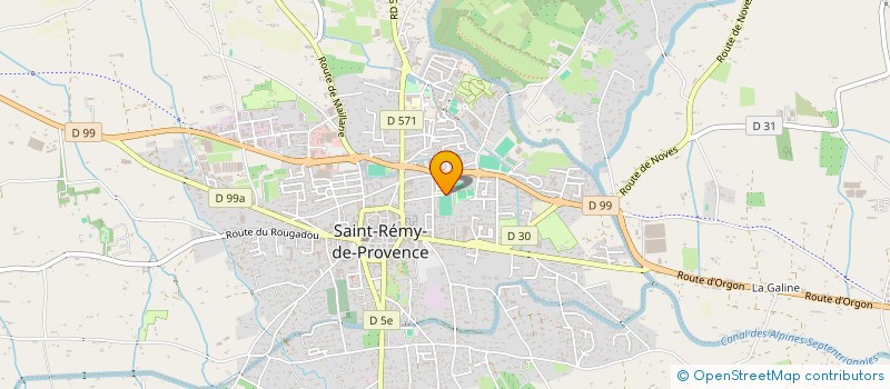 localisation de l'entreprise PENTACLE  SAINT-REMY-DE-PROVENCE