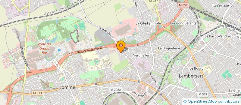 localisation de l'entreprise PENTACTEM à LILLE