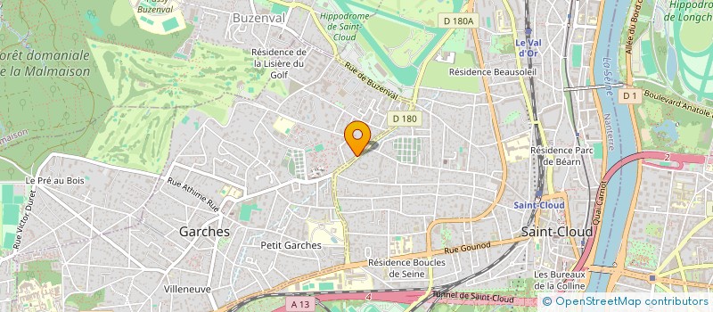 localisation de l'entreprise PENTADOME à GARCHES