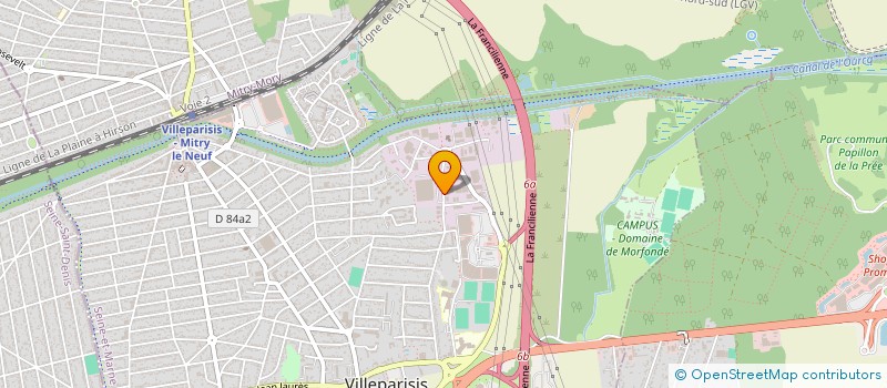 localisation de l'entreprise PENTAFERTE FRANCE SAS à VILLEPARISIS