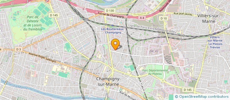 localisation de l'entreprise PENTAGONE à CHAMPIGNY-SUR-MARNE