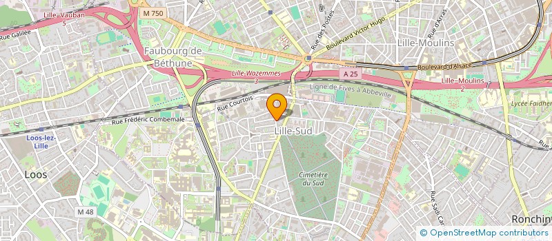 localisation de l'entreprise PENTAGONE à LILLE