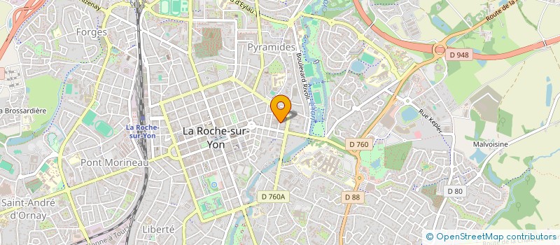localisation de l'entreprise PENTAGONE PLUS à LA ROCHE-SUR-YON