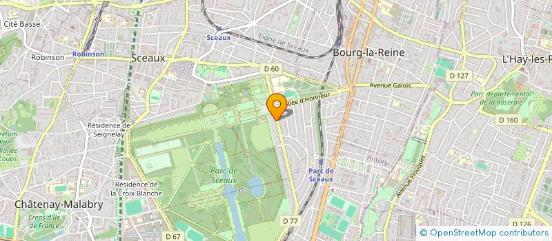 localisation de l'entreprise PENTAGRAM IMMOBILIER à SCEAUX