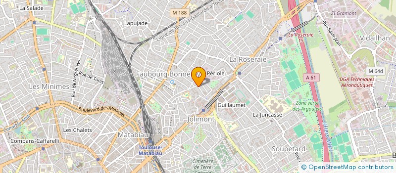 localisation de l'entreprise PENTALPHA  TOULOUSE