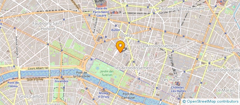 localisation de l'entreprise PENTAPART à PARIS