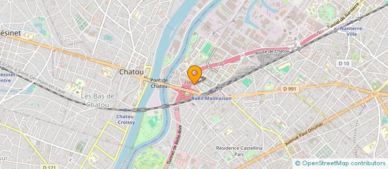 localisation de l'entreprise PENTASAFE SECURITY TECHNOLOGIES SAS à RUEIL-MALMAISON