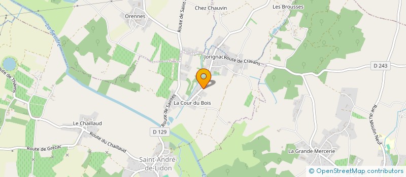 localisation de l'entreprise PENTATHLON CLUB DE SAINTONGE  SAINTES