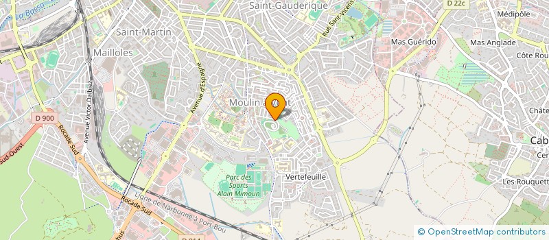 localisation de l'entreprise PENTATHLON MODERNE PERPIGNAN LA CATALANE  PERPIGNAN