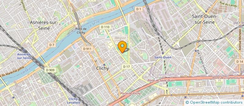 localisation de l'entreprise PENTECORP  CLICHY