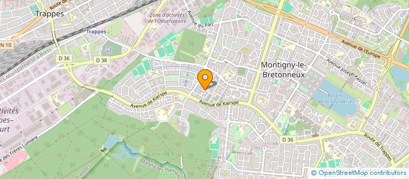 localisation de l'entreprise PENTHERTZ à MONTIGNY-LE-BRETONNEUX