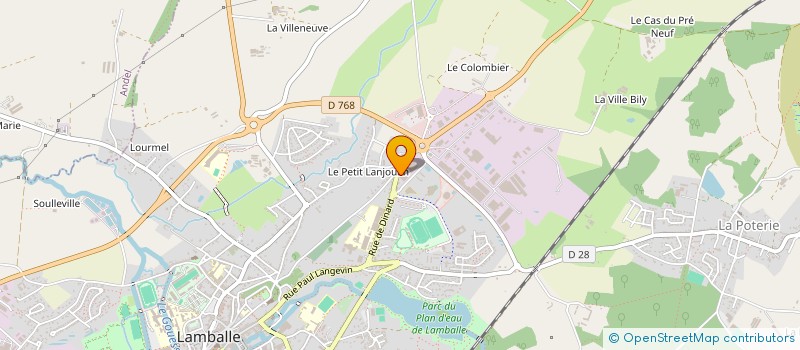 localisation de l'entreprise PENTHIEVRE ACTIONS à LAMBALLE-ARMOR