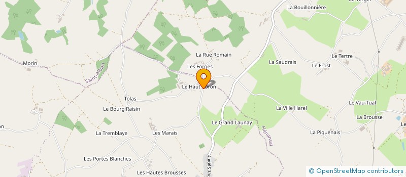 localisation de l'entreprise PENTHIEVRE ATHLETISME à LAMBALLE-ARMOR