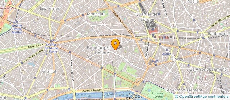 localisation de l'entreprise PENTHIEVRE INVESTISSMENT  PARIS