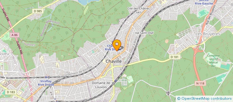 localisation de l'entreprise PENTO IMMOBILIER à CHAVILLE