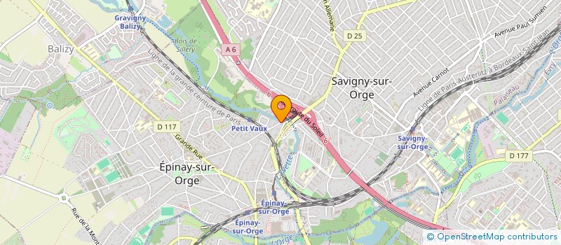 localisation de l'entreprise PENTOS  EPINAY-SUR-ORGE