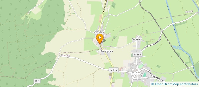 localisation de l'entreprise PENTRAID à AMAZY