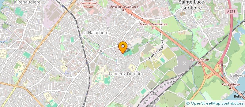localisation de l'entreprise PENTY à NANTES