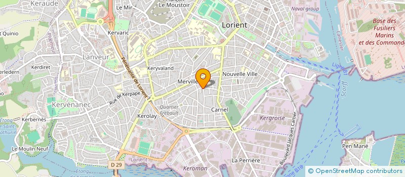 localisation de l'entreprise PENTY AN ORIENT  LORIENT