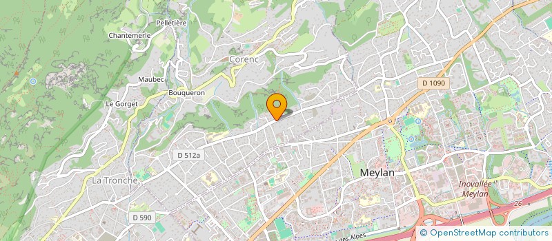 localisation de l'entreprise PENULTIMA DOMUS  CORENC