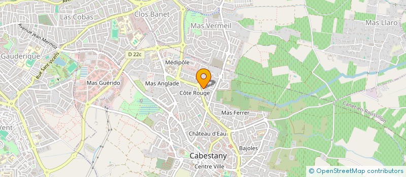 localisation de l'entreprise PENYA BARCA CABESTANY à CABESTANY