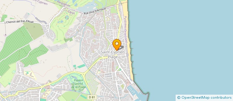 localisation de l'entreprise PENYA DRAGON SAINT CYPRIEN  ST CYPRIEN