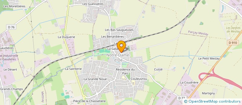 localisation de l'entreprise PENYA TOURAINE SUPPORTERS BARCA  CHANCEAUX-SUR-CHOISILLE