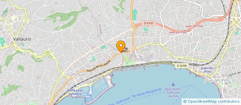 localisation de l'entreprise PEO à ANTIBES