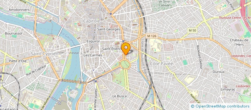 localisation de l'entreprise PEOA IDRAC  TOULOUSE